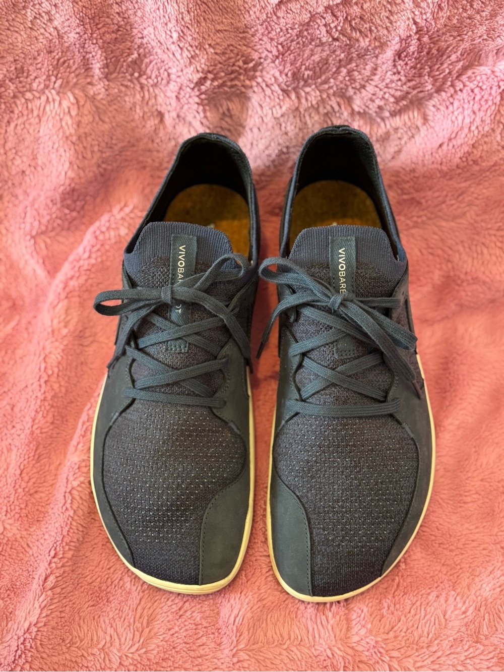 Vivobarefoot Primus Asana Men's Casual Knit Sneakers in Slate Blue - Picture 4 of 6